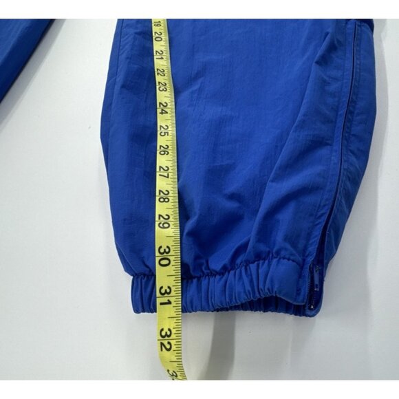 Russell Athletic Windbreaker Pants Mens Large Blue Lined Track Joggers Vintage - Picture 12 of 13